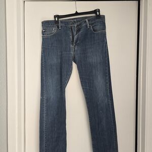 Levi's Men's Slim Straight Jeans in Medium Blue 33x30